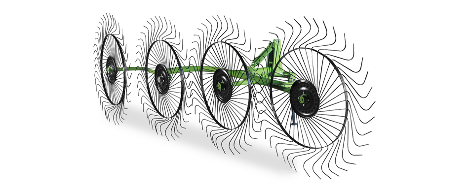 Грабли колесно-пальцевые “SURUM”