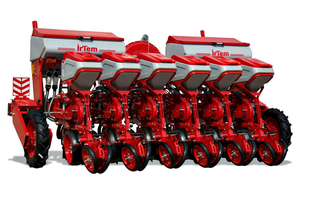Пропашная дисковая сеялка «Irtem» для точного высева семян.