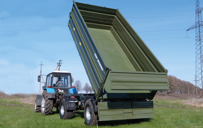 Тракторный самосвальный прицеп 2ТСП