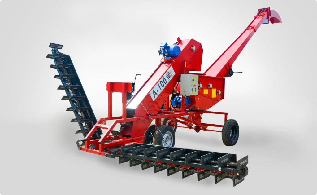 Зернометатели серии А-100, 150, 200 т/час