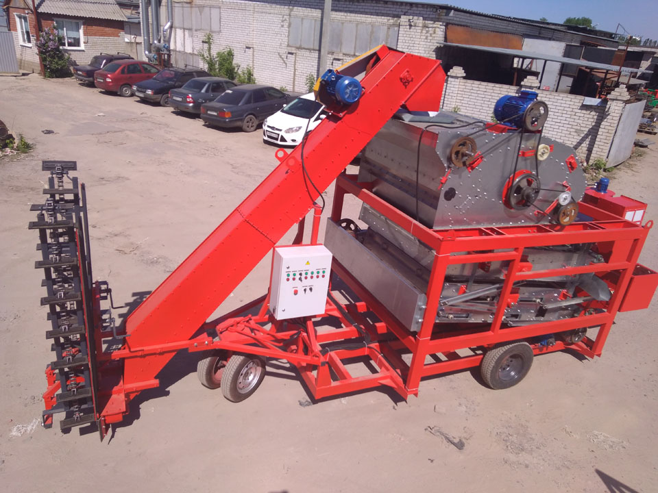 Зерноочистительный самопередвижной комплекс ЗСК-70