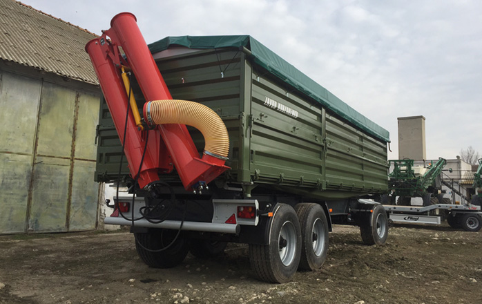 Гидравлически раскладной шнек