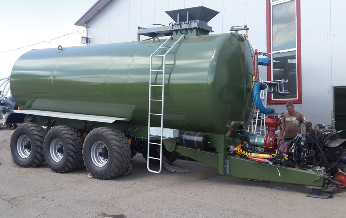 Вакуумный полуприцеп цистерна ВНЦ 20-26 т