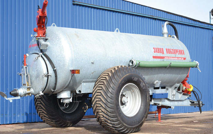 Вакуумный полуприцеп цистерна ВНЦ 6-16 т. для воды и жидких органических удобрений